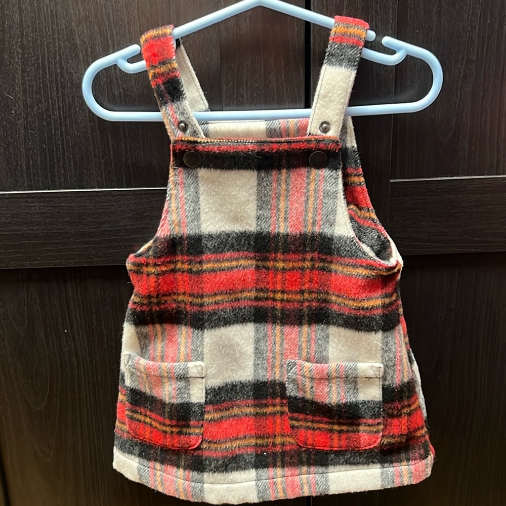 Plaid skirt jumper